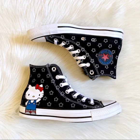 Converse X Hello Kitty Ctas Hi Top Sneakers - Picture 3 of 7